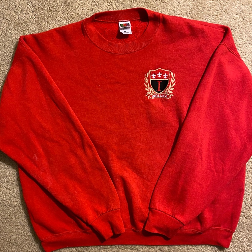 Vintage Fruit of the Loom IU Crewneck. Size 2XL
